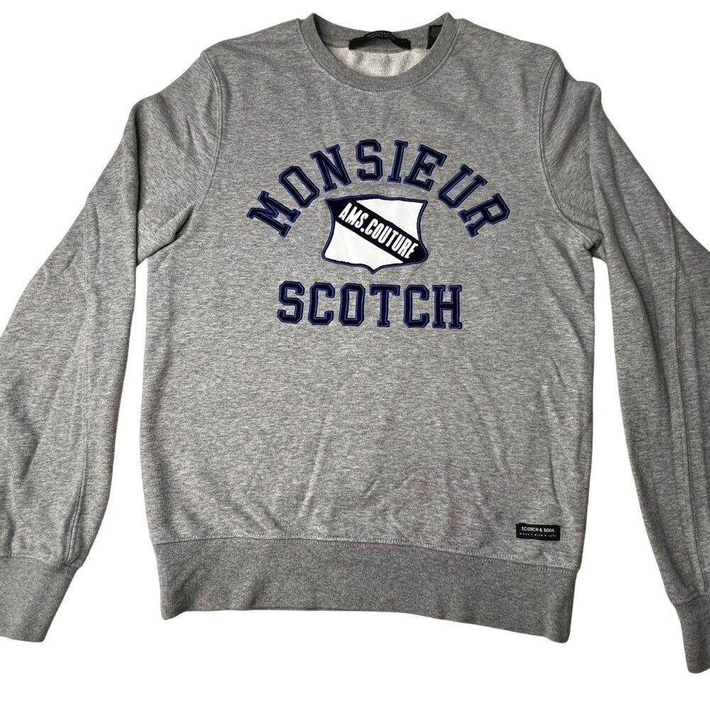 Scotch & Soda "Amsterdam Couture Sweatshirt Small  "Monsieur AMS Couture Scotch"
